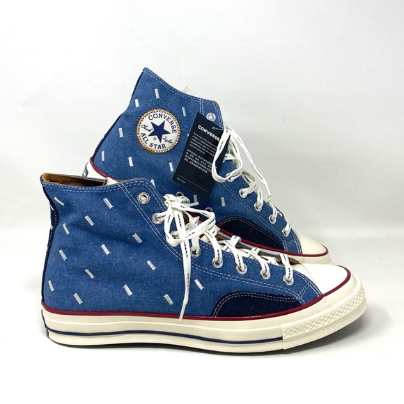 💖MEGA SALE💖Converse 171064C Chuck 70 Hight Blue White Black Women’s Size - Picture 5 of 8